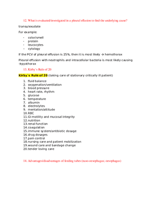 Veterinary Review Questions Part 2