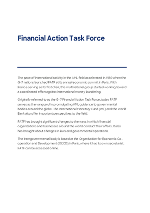 Financial Action Task Force