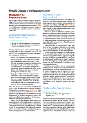 Microbial Diseases of the Respiratory System