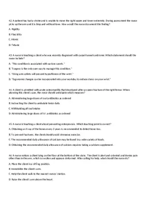 Multidimensional Care 1 Exam Part 2