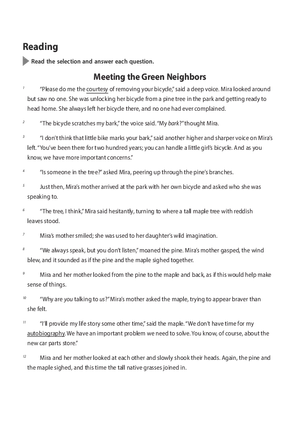 Meeting the Green Neighbors