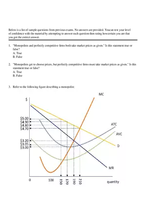 Real Questions From Past Exams (No Answers)