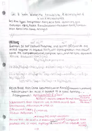 Solutions, Molarity, Solubility, Electrolytes And Non Electrolytes