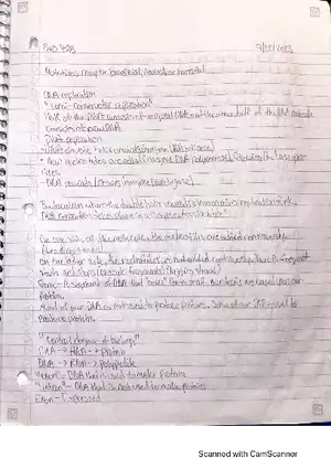 Lecture Note: Genetics, DNA Replication, and the Cell Cycle