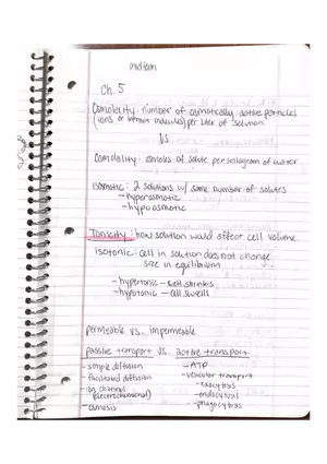 Physiology Chapter 5, 6, 22