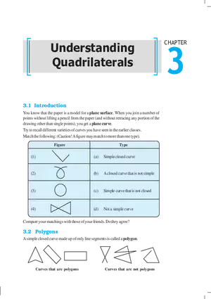 Chapter 3 Understanding Quadrilaterals