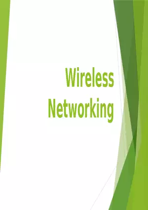 Wireless Networking