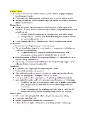 Everyone Communicates Chapters 1-4