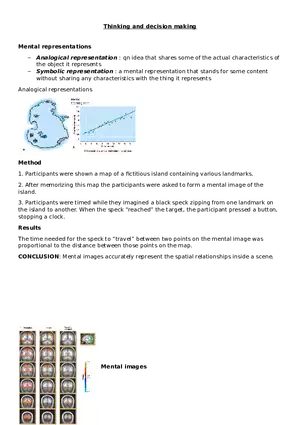 Thinking and Decision Making