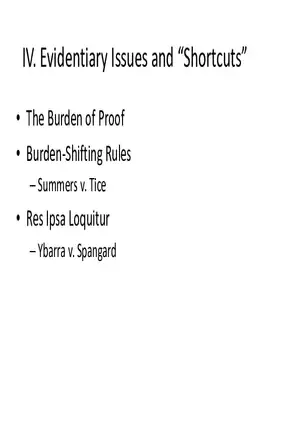 What is a Tort (Lecture) Part 7