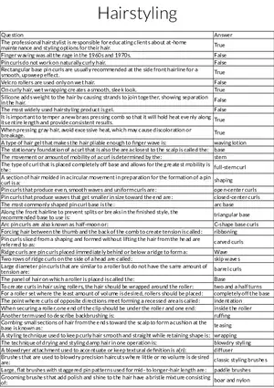 Hairstyling Techniques and Tools Chapter 17