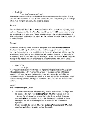 US History Quiz Study Guide