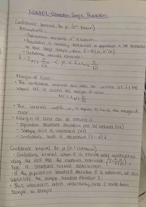 Estimation Single Population
