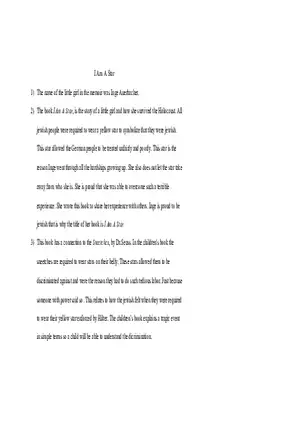 I Am A Star - In This Assignment You Were Required to Read the Following Book and Answer Questions