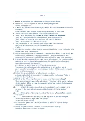 Carbon Atoms Answers