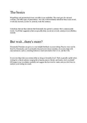 Grammarly The Basics and Benefits