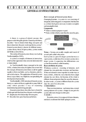 General Systems Theory