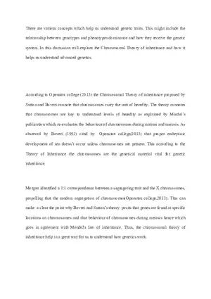 Unit 6 Biology Discussion Assignment