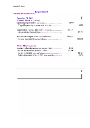 Accounting for Leases Part 8