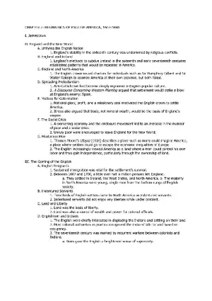 Give Me Liberty, Chapter 2 Notes