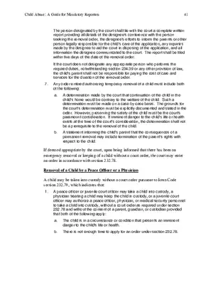 Child Abuse - A Guide for Mandatory Reporters Part 5