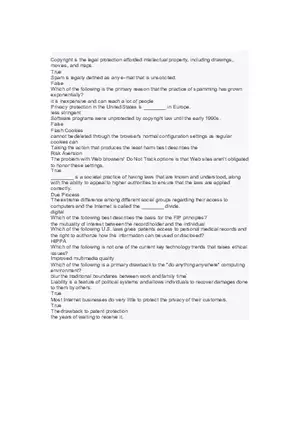 Introduction to Information Systems and Data Analytics Answers Part 7