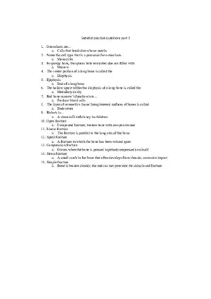 Skeletal Practice Questions Part 3