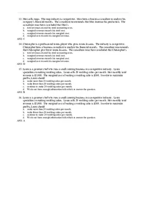 Chapter 14 Firms in Competitive Markets Answer Key Part 3