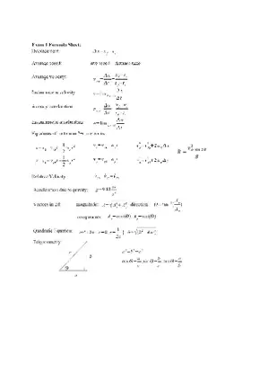 General Physics Exam 1 Practice