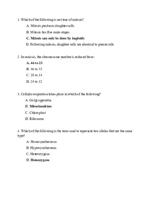 Mitosis Can Only be Done by Haploids
