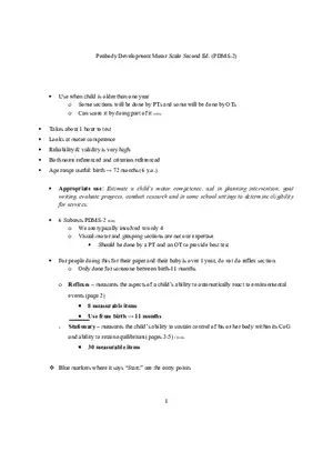 Peabody Development Motor Scale