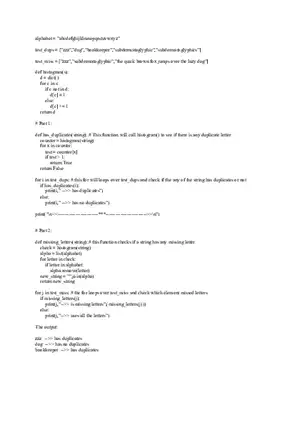 Assignment Unit 7 - Start With the Following Python Code