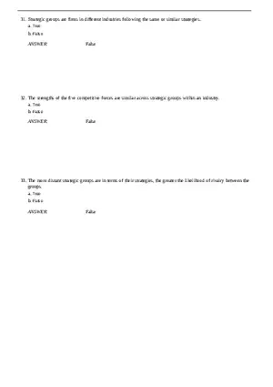 Strategic Management and Business Policy Conceptual Part 2