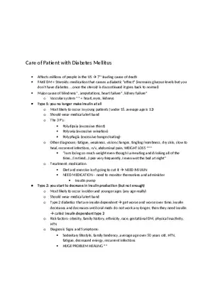 Adult Health HESI Study Guide Part 4