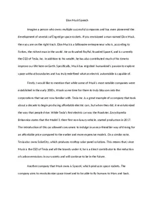 Elon Musk Script