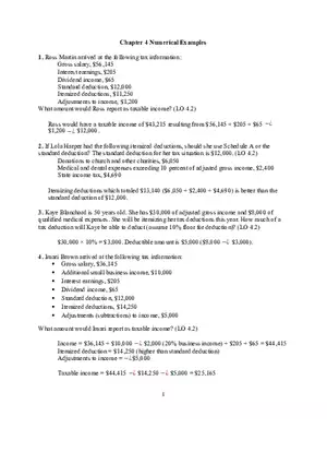 Chapter 4 Numerical Examples