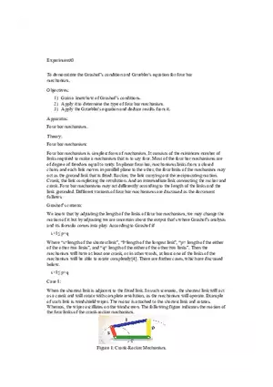 Grashof's Law and Inversion