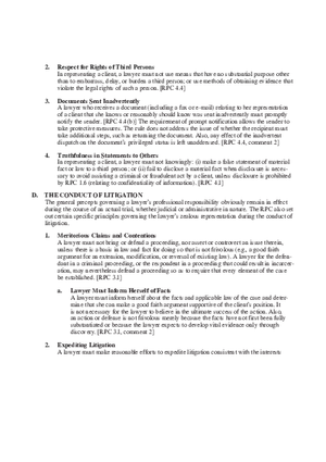 Professional Responsibility Guide Part 5