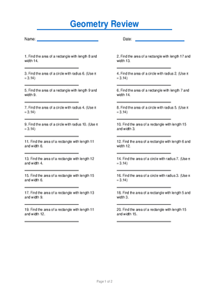 Geometry Review №2