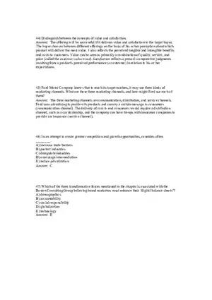 Defining Marketing for the New Realities Answers 2