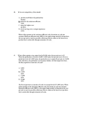 Differentiation, Cost Leadership, and Integration Answer Key Part 3