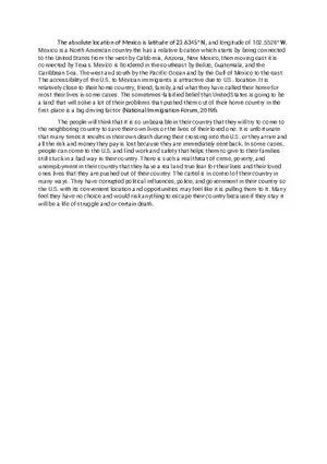 Discussion Post 2 Geography