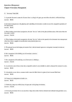 Managing Inventory Converted (Answer Key)