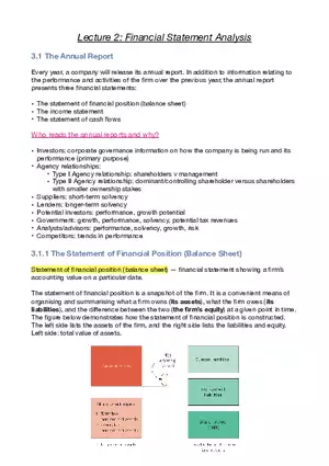 Business Finance Lecture 2