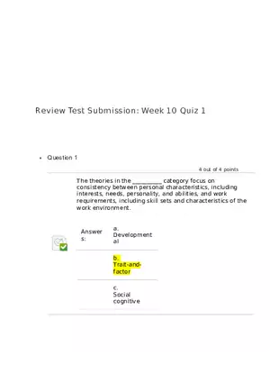 Life Planning and Career Answer Key Part 1