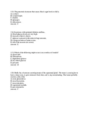 The Endocrine System Answer Key Part 4