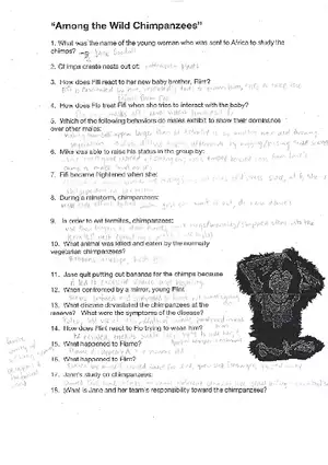 Among the Wild Chimpanzees