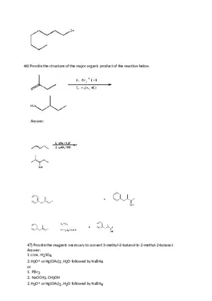 Reactions of Alkenes Part 3