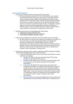 Vincent Brody Virtual Simulation