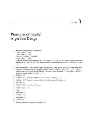 Principles of Parallel Algorithm Design